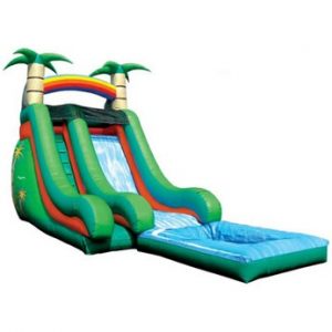 Inflatable Tropical-Slide-With-Pool